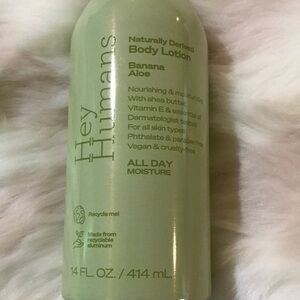 Hey humans body lotion banana aloe 14oz
